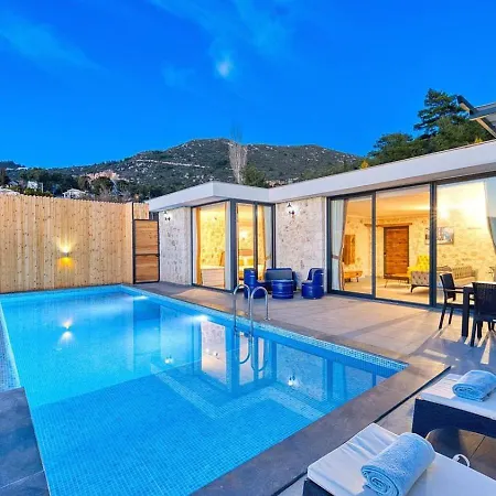 Villa İslamlar 1 Bedroom Secluded With Private Pool Hot Tub Kalkan