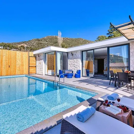 İslamlar 1 Bedroom Secluded With Private Pool Hot Tub * Kalkan