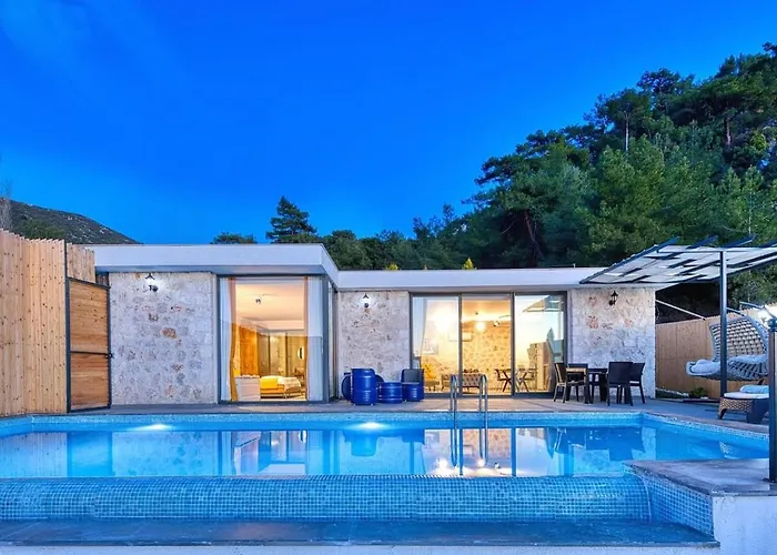 İslamlar 1 Bedroom Secluded With Private Pool Hot Tub Villa