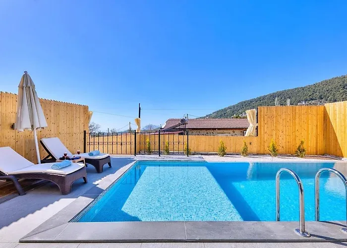 İslamlar 1 Bedroom Secluded With Private Pool Hot Tub Kalkan