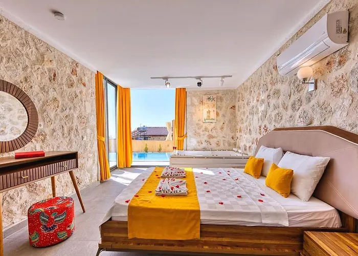 Villa İslamlar 1 Bedroom Secluded With Private Pool Hot Tub *